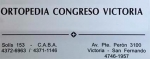 Ortopedia Congreso Victoria - San Fernando
